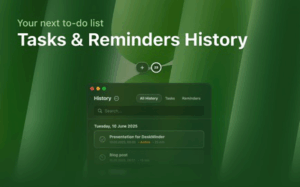 DeskMinder² Reminders & Tasks 3