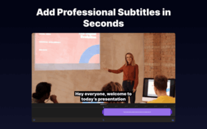 AI Captions for Videos: VidCap 1
