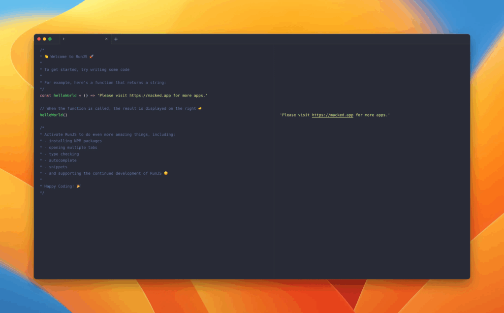 RunJS 1