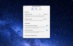 Hyperspace: Reclaim Disk Space 3