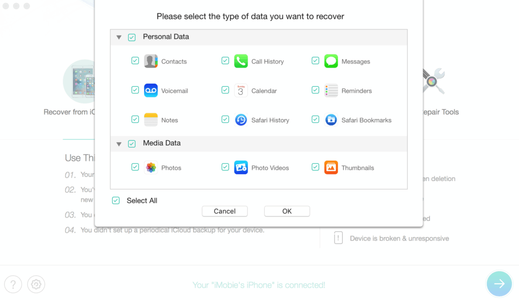 PhoneRescue for iOS 1