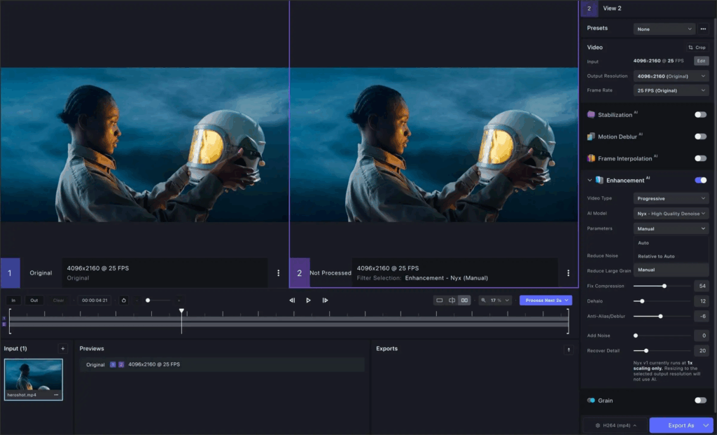 Topaz Video Pro 1